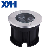 Al Aire Libre IP68 impermeable blanco cálido 12V 24V enterrado ajustable enterrado Led luces subterráneas luces de paisaje de tierra pasarela