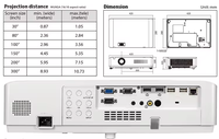 Projecteur laser FLYIN HIGH 4K haute résolution 3LCD pour l'extérieur et la cartographie des entretiens