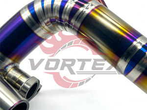 ท่อไอดี Vortex Titanium Turbo สำหรับ Honda Civic รุ่นที่ 10 1.5T ปี 2016-2021 สีฟ้าเบิร์นพายคัท สำหรับรถแข่ง ท่อรับอากาศไหลสูง - Product Image 3