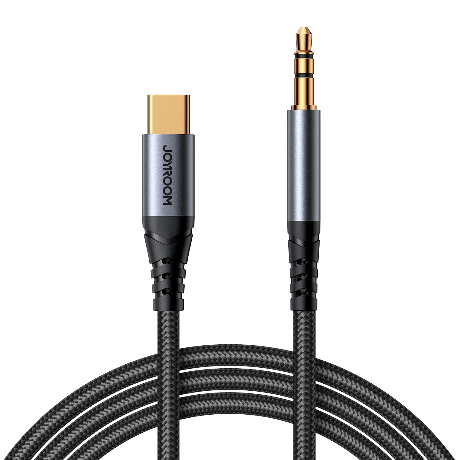 Joyroom Usb C To 3.5mm Audio Adapter Stereo Type C To Aux Headphone Male Cord Car Auxiliary Braided Cable