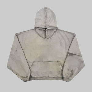 Sudadera con Capucha Personalizada OEM, Bordada, con Impresión a Doble Cara, Transpirable, con Efecto Desgastado por el Sol, Estilo Urbano, Vintage, Lavado Ácido - Product Image 2