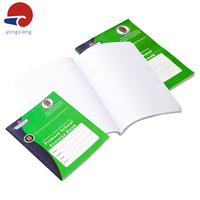 Carnets personnalisés en gros A4 A5, couverture souple, journal en carton et papier offset, cahiers d'exercices scolaires imprimés pour étudiants