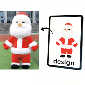 Costumes de Noël créatifs personnalisés, costumes de Noël, décorations de Noël, costumes gonflables de Père Noël - Product Image 1
