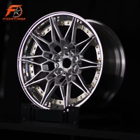 Jantes forgées bicolores 5x114.3 5x120 5x112, jantes de course forgées concaves profondes 17 18 19 20 21 22 23 pouces pour BMW