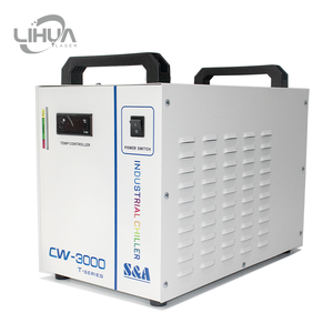 Tube laser <span class=keywords><strong>CO2</strong></span> Lihua S&A 220V 60W-130W, moteur de broche CNC, refroidisseur d'eau industriel CW3000, cœur de moteur de refroidissement industriel - Product Image 1