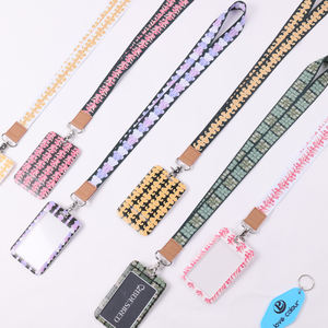 Halsband mit Karten halter Abzeichen Werbe mode Sublimation Druck Logo Breakaway Lanyard - Product Image 6