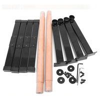 VIGFIT Nouveau Design Bois Gym Sta Push up Stand Bar Muscle Force Exercice Gym Bar