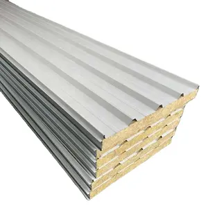 Color Steel Metal Eps Sandwich Panels For Walls And Roofs