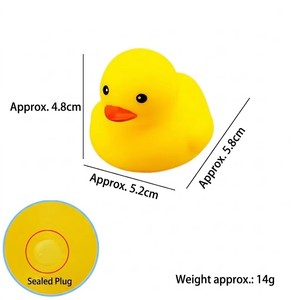 Juguetes <span class=keywords><strong>de</strong></span> Baño <span class=keywords><strong>de</strong></span> Goma con Forma <span class=keywords><strong>de</strong></span> Pato <span class=keywords><strong>de</strong></span> <span class=keywords><strong>3</strong></span> Pulgadas, Impresos Personalizados, con Sellado Inferior que Evita la Entrada <span class=keywords><strong>de</strong></span> <span class=keywords><strong>Agua</strong></span>, Juguetes Únicos para la Bañera para Niños - Product Image 3