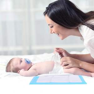 Tappetino Fasciatoio per Neonati in Cotone Organico e Fibra di Bambù, Ipoallergenico, Traspirante, Ecologico, Usa e Getta - Product Image 2