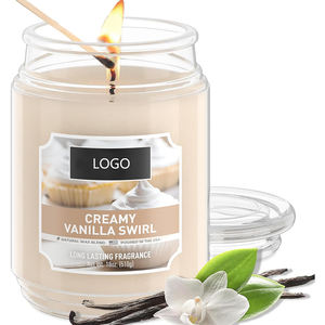 <span class=keywords><strong>Bougie</strong></span> parfumée multicolore CF vente en gros personnalisée pot de cire de paraffine avec couvercle <span class=keywords><strong>bougie</strong></span> d'aromathérapie de luxe pour la décoration intérieure - Product Image 1