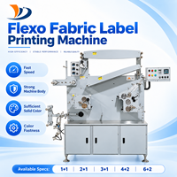Nouvelle machine d'impression flexographique automatique CI pour étiquettes adhésives, imprimante de factures, avec courroie en tissu coton, 6 couleurs, 60 m/min, 0,02 mm