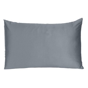HMS ODM Set di 2 federe King in raso di seta grigio scuro con stampa traspirante camicie da notte con elastico in vita senza maniche - Product Image 2