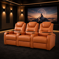 Fauteuil inclinable électrique en cuir véritable zéro gravité avec port USB pour home cinéma et salon – Vente en gros directe usine