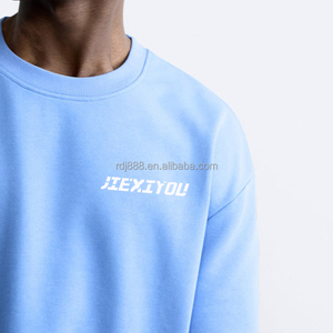 เสื้อยืดผ้าฝ้าย100% สูงสำหรับผู้ชาย400แกรมครอปได้ทั้งชายและหญิงเสื้อยืดธรรมดาพิมพ์ลายดิจิตอลว่างเปล่าสุดหรู - Product Image 3