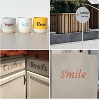 Pochoirs de lettres minuscules pour la peinture, modèles d'alphabet et de chiffres pour l'artisanat en bois, les gâteaux, les biscuits et la décoration murale
