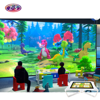 Solution de projection à prix de gros, dessin interactif en réalité augmentée, projecteur mural interactif, jeux de peinture, table tactile pour enfants