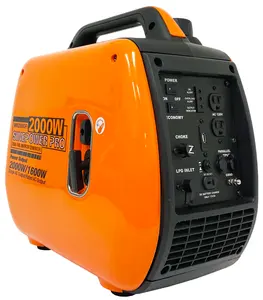 Großhandel Propan-Doppelbrennstoff tragbarer Outdoor-Propan-Benzin-Doppelbrennstoffgenerator mit variabler Frequenz