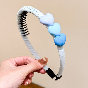 Ms-856 Korean Kids Cute Cartoon Flower <strong>Heart</strong> Hairbands Non-slip Comb <strong>Headbands</strong> for <strong>Baby</strong> Girls Fashion Hair Accessories - Product Image 5