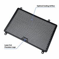 Untuk Kawasaki ZX-25R 2020-2021 Pelindung Radiator Baja Tahan Karat Penutup Kisi Pelindung Jaring Tangki Air Aksesori Motor