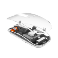 Souris sans fil Bluetooth rechargeable, silencieuse, à aspiration magnétique à trois modes, nouvelle conception, pour ordinateur de bureau, tablette, utilisation au bureau