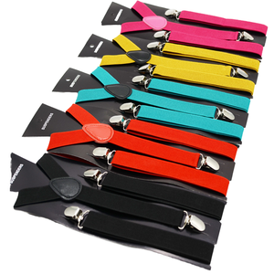 Tirantes Elásticos Unisex de 2.5cm con Clip, Coloridos y Encantadores, en Forma de Y, Ajustables, con Hebilla de Hierro y Transferencia Térmica - Product Image 1
