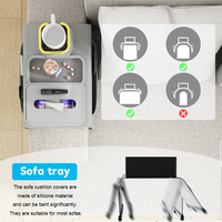 Silicone Canapé Accoudoir Organisateur Télécommande Titulaire Canapé Chevet Fauteuil Caddy Panier De Rangement Sac pour TV Télécommande Téléphone