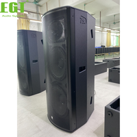Haut-parleur passif pleine gamme EGT Dual 15 pouces, 3200W de puissance de crête, 4 ohms, haut-parleur audio professionnel pour scène extérieure et intérieure