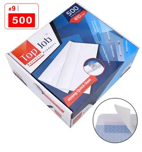 Haute qualité # 10 enveloppes de sécurité à fenêtre, enveloppes autocollantes - Product Image 1