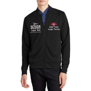 MM3000 Blousons bombardiers en tricot double pour hommes avec logo brodé sur mesure 2025 par Mercer + Mettle Personnalisé - Product Image 1