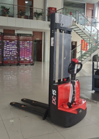 Gerbeur électrique à conducteur marchant CDD10J, capacité max. 1000 kg, 24V 100Ah, 3500mm, rayon de braquage de 86mm, pour l'UE et l'Asie du Sud-Est
