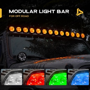 Barra de Luz LED RGB Estroboscópica Curva Modular Enlazable de 12V para Techo de 40/42/48/50/52/54 Pulgadas para Toyota Land Cruiser Barra de Luz de Uso Rudo <span class=keywords><strong>4X4</strong></span> - Product Image 1
