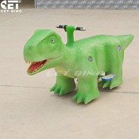 Animal Animatronic électrique à pièces de monnaie pour enfants, Animal en plein air, dinosaure