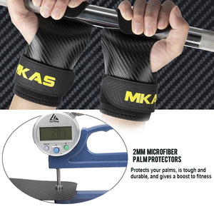 Cho đục lỗ kết cấu sợi nhỏ thể dục dụng cụ <span class=keywords><strong>Grips</strong></span> cho trọng lượng nâng Non-Slip Trọng lượng nhẹ cọ bảo vệ Unisex - Product Image 2