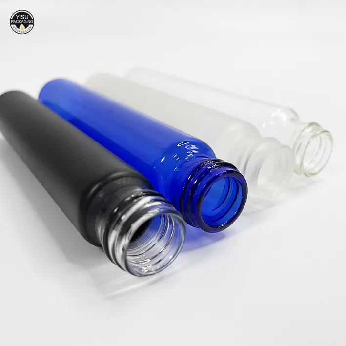 Screw Top Cone Size Pre Glass Tube with Child Resistant Cap roll Tubes