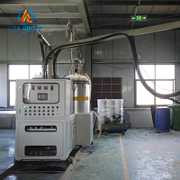 Équipement de ligne de production de pierre artificielle PU, machine à mousser automatique PLC, moteur, moules écologiques, placage, support de construction