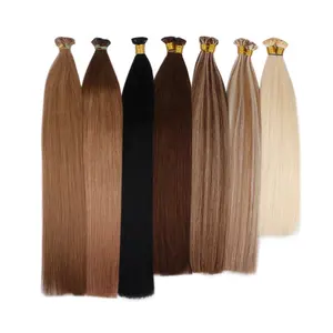Factory Wholesale Flat-tip Keratin Hair Best Human Hair Extensions