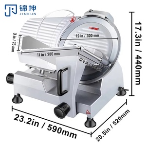 Commercial 300ES-12 12Inch 320W Semi-Automatic Frozen <b>Meat</b> Slicer Food <b>Cutting</b> <b>Machine</b> Kitchen New Condition Commercial - Product Image 3