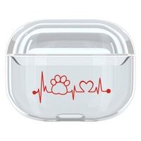 Étui pour écouteurs AirPods Pro, couverture antichoc anti-rayures transparente pour AirPods Pro avec impression de dessin animé mignon