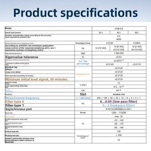 Celda de Carga Digital HBM para Básculas de Plataforma Tipo Columna C16IC3/30T/20T/40T/60T, Precisión del 0.5%, 5-15V - Product Image 5