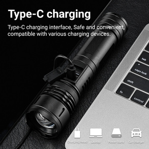 <span class=keywords><strong>Torcia</strong></span> elettrica multifunzione molto potente <span class=keywords><strong>torcia</strong></span> elettrica grande e potente <span class=keywords><strong>torcia</strong></span> a Led zoomabile - Product Image 5