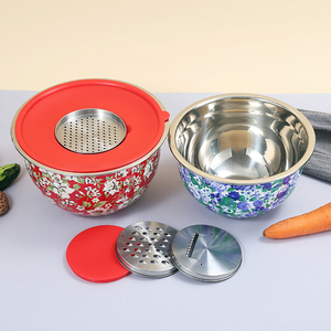 Giá cả phải chăng đa chức năng Bát salad thuận tiện đồ dùng nhà bếp với xách tay vắt thay thế - Product Image 2