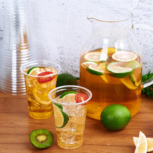 Sinh thái thân thiện dùng một lần cốc nhựa tinh thể rõ ràng ly nhựa với mái vòm có nắp đậy biểu tượng tùy chỉnh dùng một lần ly có nắp đậy - Product Image 3