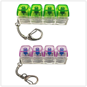 Llavero de PVC de Alta Transparencia con Retroiluminación LED de Anime, Juguete Antiestrés para Adolescentes, Ligero - Product Image 4