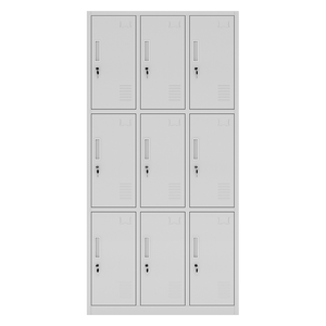 ตู้เก็บของเหล็กตู้เก็บของมีสีกำหนดขนาดเองโรงเรียนยิมสำนักงานโลหะการรักษาความปลอดภัย - Product Image 4