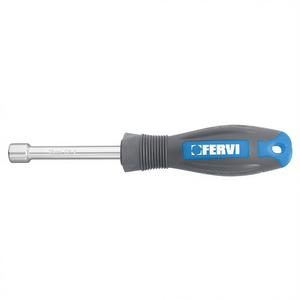 Fervi <b>Socket</b> Wrench 10mm Cr-V Steel Handle With Blue Grip - Product Image 2