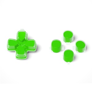 ปุ่ม D-pad แบบสองสีเขียวและใส สำหรับเปลี่ยนปุ่มแอคชั่นแบบกำหนดเอง ไม่มีลายตัวอักษร สำหรับคอนโทรลเลอร์ PS5 - Product Image 4