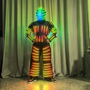 Traje <span class=keywords><strong>de</strong></span> actuación RGB transfronterizo, traje brillante LED, fiesta, barra <span class=keywords><strong>de</strong></span> baile Electro-Man, accesorio <span class=keywords><strong>de</strong></span> ambiente KTV, <span class=keywords><strong>ropa</strong></span> brillante - Product Image 3