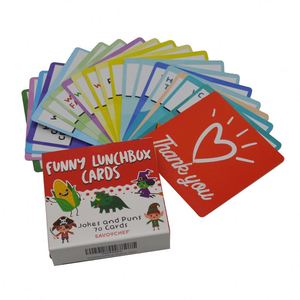 SAVOYCHEF Tarjetas Divertidas para Lonchera, 70 Chistes, Tarjetas Cuadradas de Papel, Paquete de Regalo - Product Image 1