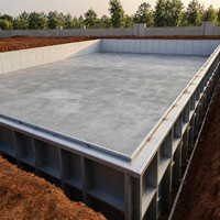 Piscine modulaire en acier inoxydable de qualité commerciale avec système d'installation rapide et structure durable pour les clubs de fitness
